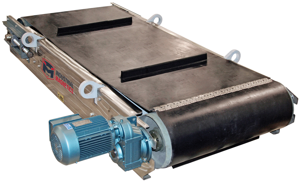 Crossbelt Overband Magnet Conveyor: Automated Ferrous Metal